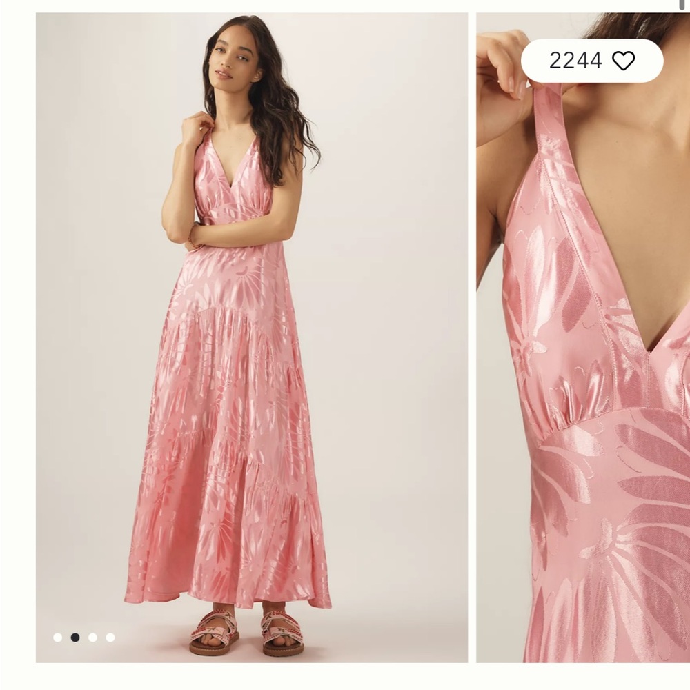 Anthropologie Pink Maxi Dress - Picture 8 of 8